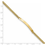 Load image into Gallery viewer, 14K Yellow Gold Two Strand Rope ID Bracelet Length 7'' inches
