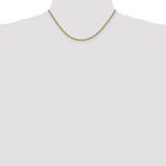 Load image into Gallery viewer, 14K Yellow Gold 2.5mm Handmade Regular Rope Chain Necklace Length 16'' inches