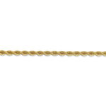Load image into Gallery viewer, 14K Yellow Gold 3.65mm Handmade Regular Rope Chain Necklace Length 18'' inches