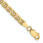 Load image into Gallery viewer, 10K Yellow Gold 4.1mm Semi-Solid Anchor Chain length: 7 inches