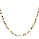 Load image into Gallery viewer, 10K Yellow Gold 3.5mm Semi-Solid Figaro Chain length: 16 inches