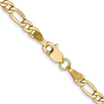 Load image into Gallery viewer, 10K Yellow Gold 3.5mm Semi-Solid Figaro Chain length: 16 inches