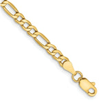 Load image into Gallery viewer, 10K Yellow Gold 3.5mm Semi-Solid Figaro Chain length: 7 inches