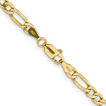 Load image into Gallery viewer, 10K Yellow Gold 4.75mm Semi-Solid Figaro Link Chain Necklace Length 18'' inches