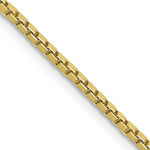 Load image into Gallery viewer, 10K Yellow Gold 1.30mm Box Chain length: 16 inches