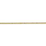 Load image into Gallery viewer, 10K Yellow Gold 1.9mm Box Chain length: 18 inches