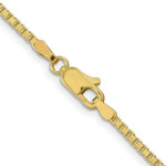 Load image into Gallery viewer, 10K Yellow Gold 1.9mm Box Chain length: 18 inches
