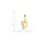 Load image into Gallery viewer, 10K Yellow Gold Script Initial Letter B Charm