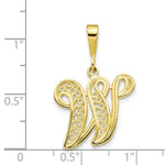 Load image into Gallery viewer, 10K Yellow Gold Script Initial Letter B Charm