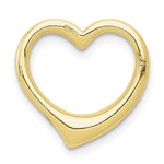 Load image into Gallery viewer, 10K Yellow Gold Polished Heart Chain Slide