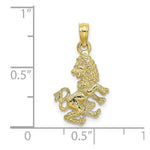Load image into Gallery viewer, 10K Yellow Gold 3-D Scorpio Zodiac Pendant