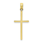 Load image into Gallery viewer, 10K Yellow Gold Polished Cross Pendant
