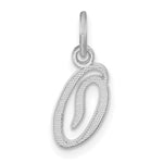 Load image into Gallery viewer, 10K White Gold Initial B Charm Pendant
