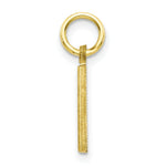 Load image into Gallery viewer, 10K Yellow Gold Initial Letter A Charm Pendant