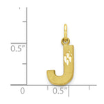 Load image into Gallery viewer, 10K Yellow Gold Initial Letter A Charm Pendant