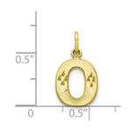 Load image into Gallery viewer, 10K Yellow Gold Initial Letter A Charm Pendant