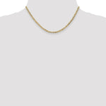Load image into Gallery viewer, 10K Yellow Gold 3mm Concave Anchor Chain length: 16 inches