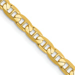 Load image into Gallery viewer, 10K Yellow Gold 3.75mm Concave Anchor Chain length: 18 inches