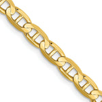 Load image into Gallery viewer, 10K Yellow Gold 4.5mm Concave Anchor Chain length: 18 inches