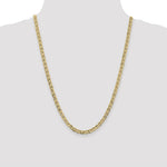 Load image into Gallery viewer, 10K Yellow Gold 4.5mm Concave Anchor Chain length: 18 inches