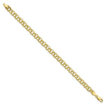 Load image into Gallery viewer, 8" Length Bracelet 10K Yellow Gold Solid Double Link Charm Bracelet