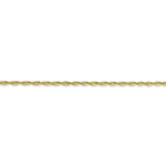 Load image into Gallery viewer, 10K Yellow Gold 1.8mm Diamond-cut Extra-Lite Rope Chain Bracelet Length 6'' inches