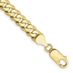 Load image into Gallery viewer, 10K Yellow Gold 6.1mm Flat Beveled Curb Chain