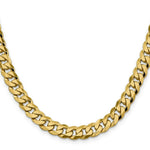 Load image into Gallery viewer, 10K Yellow Gold 8.25mm Flat Beveled Curb Chain
