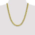 Load image into Gallery viewer, 10K Yellow Gold 8.25mm Flat Beveled Curb Chain