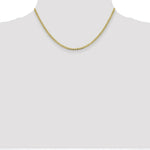 Load image into Gallery viewer, 10K Yellow Gold 2.4mm Flat Anchor Chain