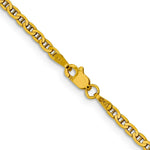 Load image into Gallery viewer, 10K Yellow Gold 2.4mm Flat Anchor Chain