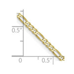 Load image into Gallery viewer, 10K Yellow Gold 2.2mm Figaro Link Chain Necklace