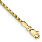 Load image into Gallery viewer, 10K Yellow Gold 1.3mm Franco Chain