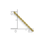 Load image into Gallery viewer, 10K Yellow Gold 1.2mm Machine Made Diamond-cut Rope Chain Necklace