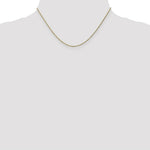 Load image into Gallery viewer, 10K Yellow Gold 1.2mm Machine Made Diamond-cut Rope Chain Necklace