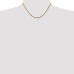 Load image into Gallery viewer, 10K Yellow Gold 2.5mm Handmade Diamond-cut Rope Chain Necklace