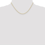 Load image into Gallery viewer, 10K Yellow Gold 1.35mm Carded Cable Rope Chain