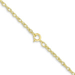 Load image into Gallery viewer, 10K Yellow Gold 1.35mm Carded Cable Rope Chain