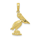 Load image into Gallery viewer, 10K Yellow White Gold Pelican Pendant