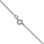 Load image into Gallery viewer, 10K White Gold Carded Cable Rope Chain Necklace
