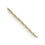 Load image into Gallery viewer, 10K Yellow Gold Carded Cable Rope Pendant Chain Necklace