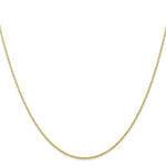 Load image into Gallery viewer, 10K Yellow Gold Carded Cable Rope Pendant Chain Necklace