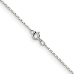 Load image into Gallery viewer, 10k White Gold .5mm Carded Curb Chain