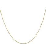 Load image into Gallery viewer, 10K Yellow Gold .5mm Carded Curb Chain