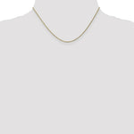 Load image into Gallery viewer, 10K Yellow Gold Carded Cable Rope Pendant Chain Necklace