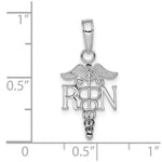 Load image into Gallery viewer, 10K Yellow White Gold RN & Cadudeus Pendant