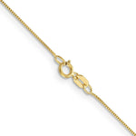 Load image into Gallery viewer, 10K Yellow Gold .5mm Box Chain Necklace