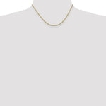 Load image into Gallery viewer, 10K Yellow Gold 1.85mm Singapore Chain Necklace