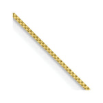 Load image into Gallery viewer, 10K Yellow Gold .7mm Box Chain Necklace