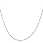 Load image into Gallery viewer, 10K White Gold .5mm Box Chain Necklace